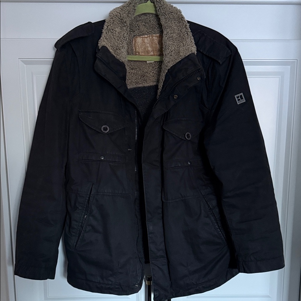 BOSS ORANGE Black Military Field Jacket
